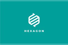 Hexagon Arrows logo design vector template Product Image 2