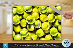 Tennis Balls Cutting Board Sublimation Design Product Image 1