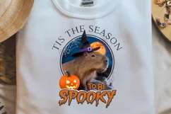 Halloween Capybara Sublimation PNG, Tis the season to be Product Image 2