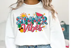 Summer Vibes Svg | Svg Files for Cricut | Shirt Svg Product Image 1