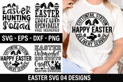 Easter SVG Design - Cottontail station happy easter delivery Product Image 1