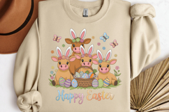 Happy easter PNG, Retro Easter Sublimation PNG Product Image 2