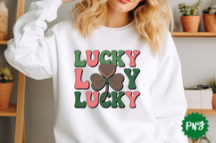 St Patrick's Day Lucky Shamrock PNG Sublimation design Product Image 3