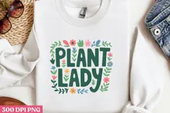 Plant lady PNG, Gardening Sublimation PNG Product Image 2