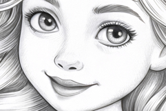 Halloween coloring page for adults. Coloring book witch Product Image 4