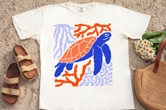 Ocean Clipart Bundle | Sea Animals, Seashells Sublimation Product Image 9
