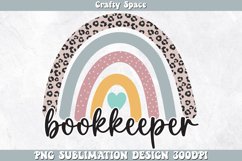 Bookkeeper PNG | Bookkeeper Sublimation Product Image 1