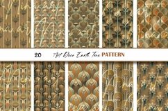 Art Deco Earth Tone Seamless Digital Paper Product Image 2
