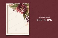 Beautiful floral backgroud in Beige Background Product Image 1