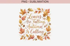 Autumn quote png design for T-shirts Product Image 2