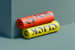 Stacked Paper Tubes Mockup Product Image 2