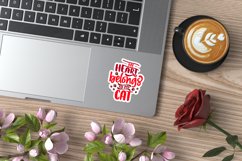 My heart belongs to my cat Sticker Product Image 2