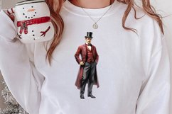 Vintage Christmas Magic Clipart, Christmas Clipart Product Image 2