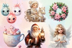 Cute Christmas Clipart Sublimation, Cute Christmas Clipart, Product Image 2
