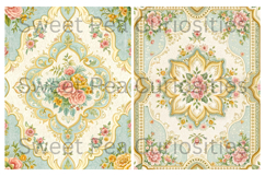 Shabby Chic, Flowers, Papers, Junk Journal Product Image 2