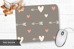Arrows and Hearts Mouse Pad PNG Design Product Image 1