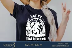 Bigfoot Happy Halloween|Sasquatch Svg Png Design,Mountain S Product Image 2