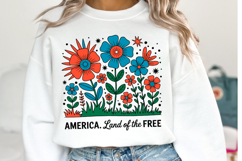 America Land of the Free Svg | Svg Files | Shirt Svg Product Image 2