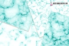 Turquoise marble digital paper Product Image 2