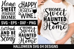 Halloween SVG Design - Home Sweet Haunted Home Product Image 1