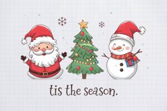 Tis the season Merry Christmas Design Sublimation Product Image 2