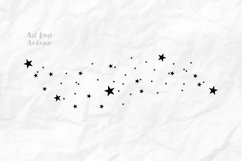 Stars SVG, Celestial svg, Galaxy svg cut file Product Image 2