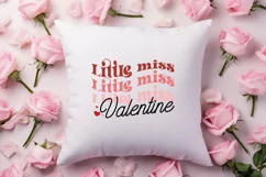 Little miss valentine SVG, Retro Valentine SVG Product Image 2