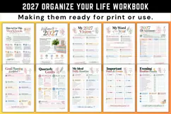 2027 Organize Your Life Workbook Product Image 2