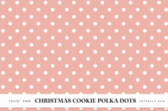 Christmas Cookies Polka Dot Digital Patterns Product Image 4