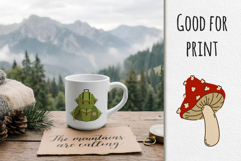 Camping and hiking vector set, travel and outdoor recreation Product Image 2
