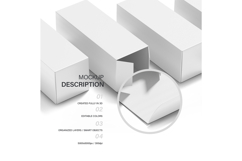 Tall Paper Box - PSD Mockup Product Image 2
