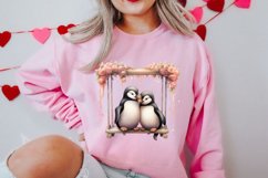 Valentine Animal On Swings Clipart Bundle Product Image 5