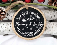Christmas 2025 SVG, Our First Christmas As Mommy &amp; Daddy Product Image 2