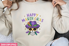 HAPPY MARDI GRAS PNG, Mardi Gras Sublimation PNG Product Image 1
