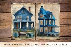 Printable Junk Journal cottage house 1 Product Image 1