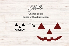 Smiling Jack O Lantern Face SVG Product Image 2