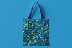 Teal Blue Glitter Digital Paper Product Image 2