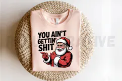 Funny Christmas PNG, Retro Santa Claus Sublimation PNG Product Image 2