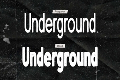 Under Trained Urban Blurry Sans Serif Font Product Image 2
