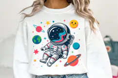Astronaut svg Design | Svg Cut Files | Shirt Svg Product Image 1