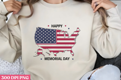 Happy Memorial Day PNG, Memorial Day Sublimation PNG Product Image 1