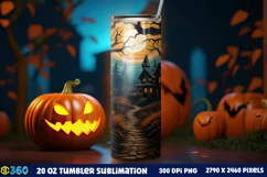Halloween Tumbler Sublimation Wraps, Tumbler Halloween Product Image 2