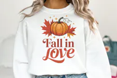 Fall in Love Svg | Thanksgiving Svg | Shirt Svg Product Image 1