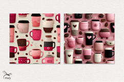 Coffee digital paper, background clipart Product Image 2