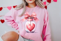 Sweet Valentine Clipart, Watercolor Valentines Day Product Image 2