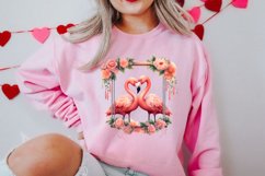 Valentine Animal On Swings Clipart, Valentine Animal Clipart Product Image 2