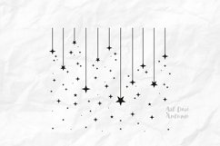 Stars SVG, Celestial svg, Galaxy svg cut file Product Image 2
