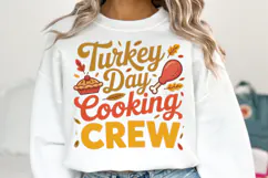 Turkey Day Cooking Crew Svg | Thanksgiving Svg | Shirt Svg Product Image 1