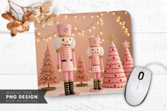 Whimsical Nutcracker Christmas Scene Mouse Pad PNG Product Image 1