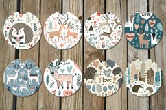 Valentine animals | scandi Car coaster &amp; key chain design Product Image 2